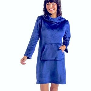 Softies Ultra Soft Snuggle Lounger w/ Cowl Neck & Kangaroo Pocket, Lightweight